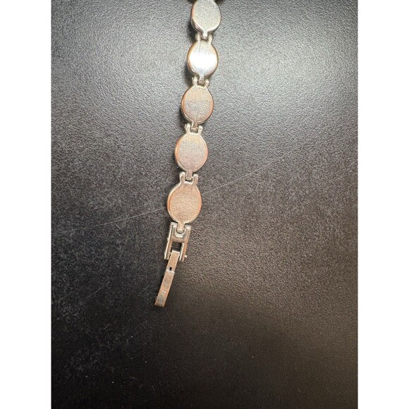 Marcel Drucker Collection Watch Silver Tone Turquoise Band - Picture 5 of 5